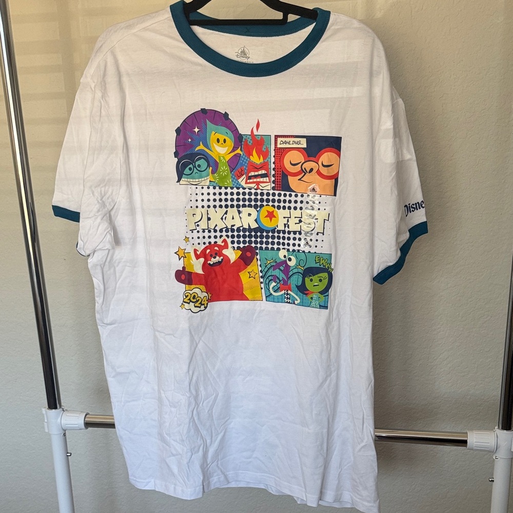 Disney Pixar Fest 2024 graphic t-shirt